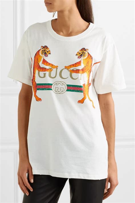 Gucci tiger print t shirt